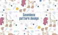 do seamless pattern design for babies textile