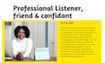 listen and provide relationship and personal growth advice