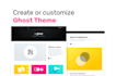create a custom ghost theme