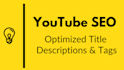 do youtube SEO to rank videos