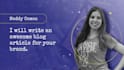 write an awesome blog article for your brand