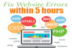 fixed php, javascript ,mysql, html , css , ajax