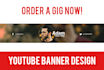 design a professional youtube banner in 24 hours
