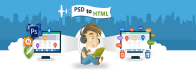 convert psd to html with responsive