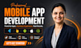 create a complete android app with UI and backend