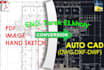 professionally convert your PDF and  jpg  to autocad  dwg file
