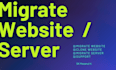 transfer website, migrate, copy, backup or move
