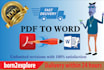 convert pdf to word