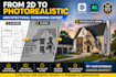 create high end ai architectural exterior interior renders