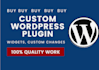 develop custom wordpress plugin with optimized code