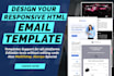 design HTML responsive table based email template