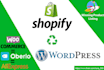 add products in shopify or wordpress or any ecommerce website