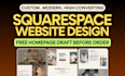 do squarespace website design, squarespace website