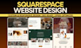 build squarespace website design, website development