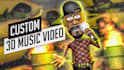 create your custom 3d animated music video