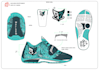 design stylish fashion footwear with light spec sheets