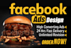 design premium facebook ads designs for meta