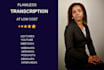 flawlessly transcribe your english audios and videos