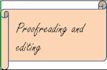 proofread and edit your documents