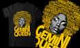 do trendy typography afro t shirt design