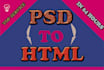 convert psd to html