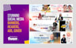 design stunning social media banners, headers, ads, cover