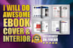design professional ebook cover, interior design, kindle cover