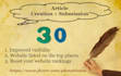 spin your unique content on 30 high da pa article websites