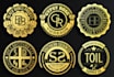 design vintage, salon and badge barbar logo design