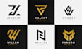 design luxury monogram logo or initial letter