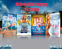 create vibrant summer flyer design, beach party, BBQ, pool party