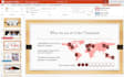 work in powerpoint to make your slides