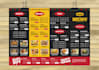 design professional restaurant menu and  saloon price chart