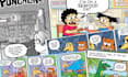 draw comic strip for comic book illustration or webcomic