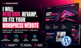 redesign, revamp, or fix your existing wordpress website
