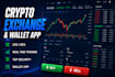 develop secure crypto exchange and crypto wallet app