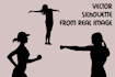 create vector silhouette out of any image