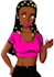 draw colorful african american style illustrations