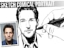 draw your photo into a cool sketch comic avatar portrait