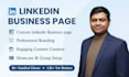 set up and optimize linkedin business page with branding for business growth