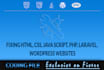 fix and update html php, laravel, wordpress websites