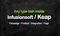 setup any type infusionsoft, keap campaign, automation