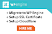 migrate wordpress website to wp engine