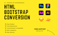 convert figma to responsive html bootstrap