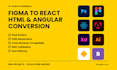 convert figma to react figma to html bootstrap tailwind css