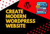 create responsive  wordpress website, landing page, redesign wordpress theme