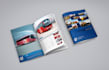 design promotional bi fold brochure