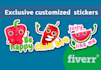 draw customized stickers emojis and animation