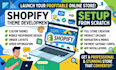 setup shopify store and customize theme