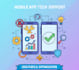 provide tech support for app promotion
